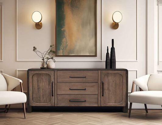 IFD - Tamesis - 3 Drawer 2 Door Console - IFD2221CNS veiw 2