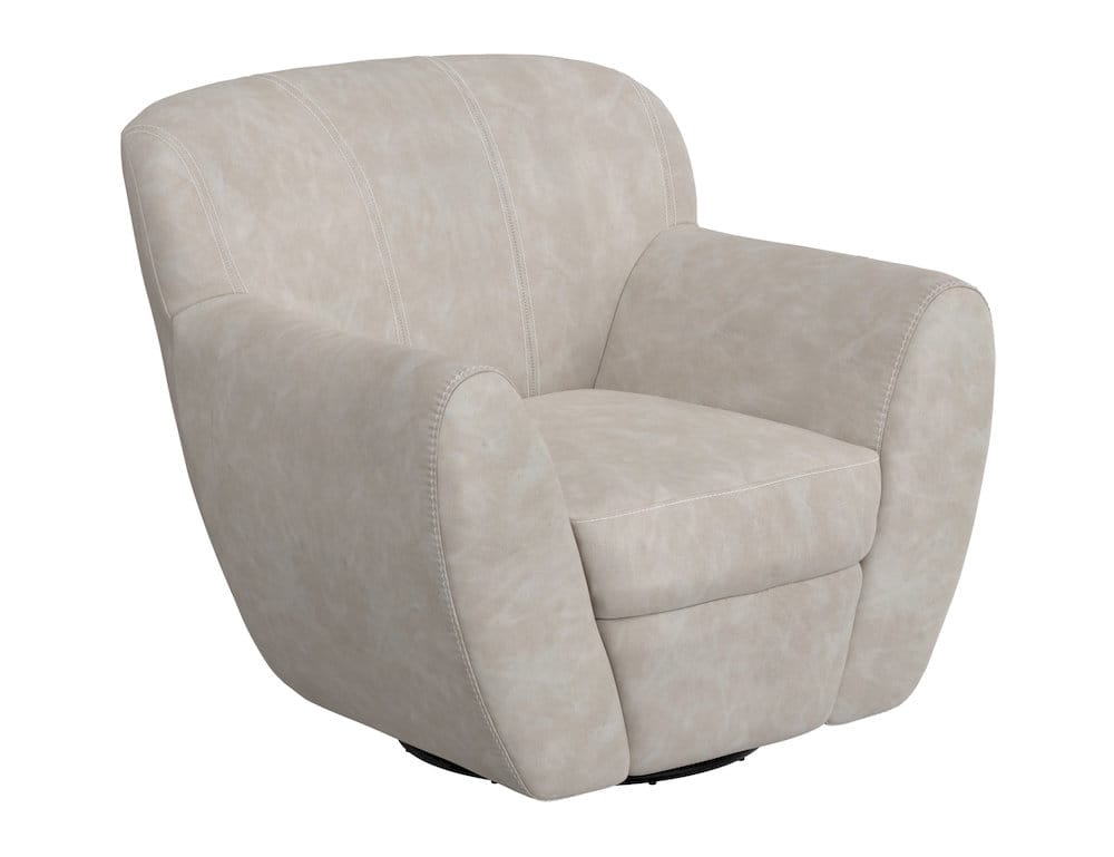 IFD  - Tamesis  - Wooden Frame & Metal Base, 360 Degree Swivel Accent Chair  - Gray  - IUP222-ACH-210 view 1