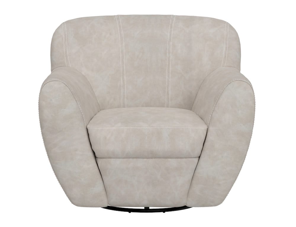 IFD  - Tamesis  - Wooden Frame & Metal Base, 360 Degree Swivel Accent Chair  - Gray  - IUP222-ACH-210 view 2