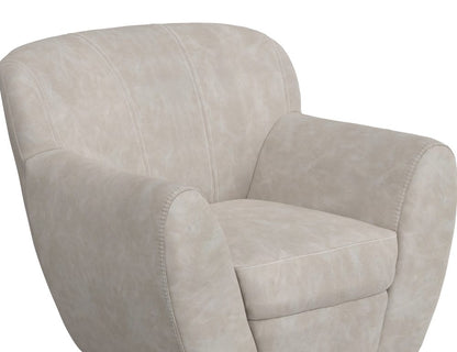 IFD  - Tamesis  - Wooden Frame & Metal Base, 360 Degree Swivel Accent Chair  - Gray  - IUP222-ACH-210 view 5