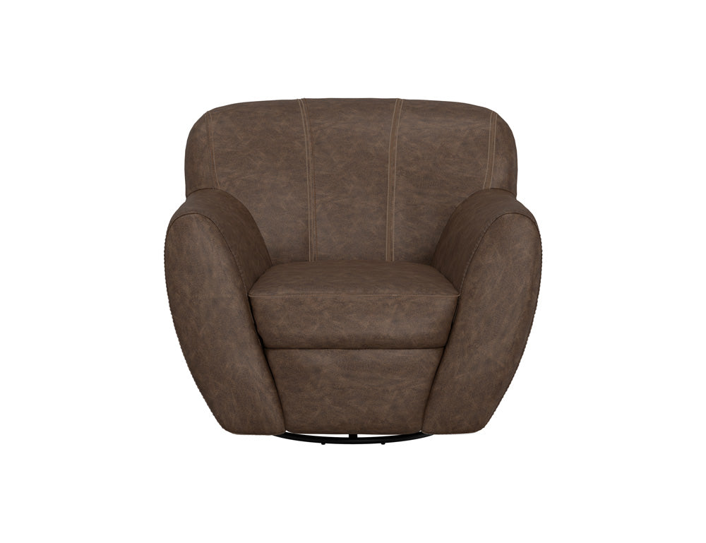 IFD - Tamesis - Wooden Frame & Metal Base, 360 Degree Swivel Accent Chair - IUP222-ACH-212 view 2