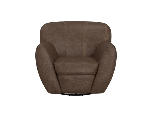 IFD - Tamesis - Wooden Frame & Metal Base, 360 Degree Swivel Accent Chair - IUP222-ACH-212 view 2