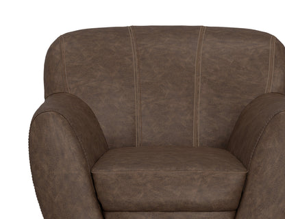 IFD - Tamesis - Wooden Frame & Metal Base, 360 Degree Swivel Accent Chair - IUP222-ACH-212 view 6