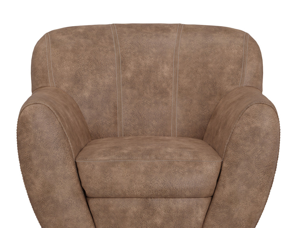 IFD - Tamesis - Wooden Frame & Metal Base, 360 Degree Swivel Accent Chair - IUP222-ACH-214 view 5