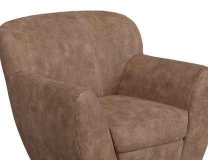 IFD - Tamesis - Wooden Frame & Metal Base, 360 Degree Swivel Accent Chair - IUP222-ACH-214 view 6