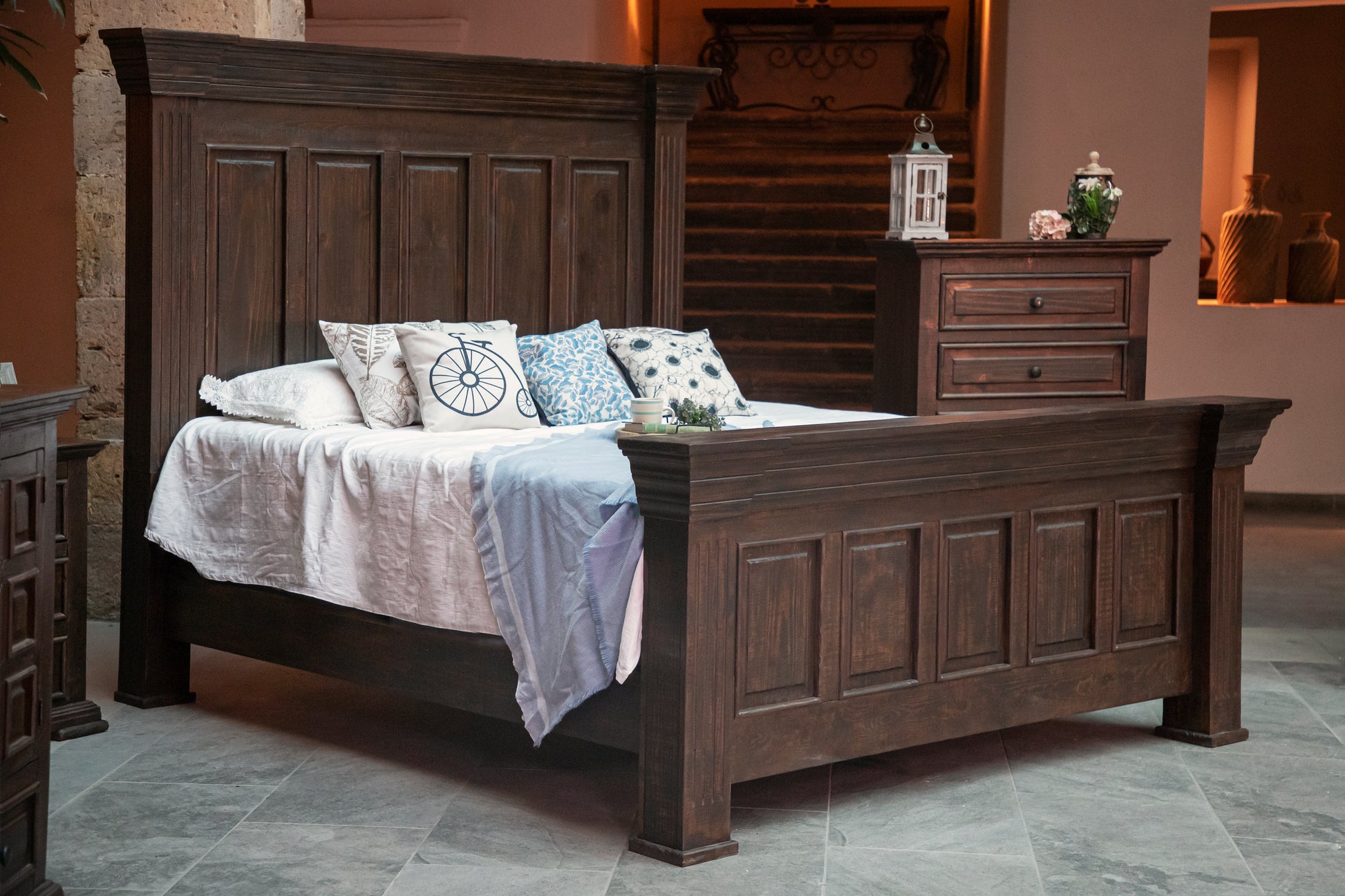 IFD - Terra Brown Queen Bed - IFD1020BED-Q view 2