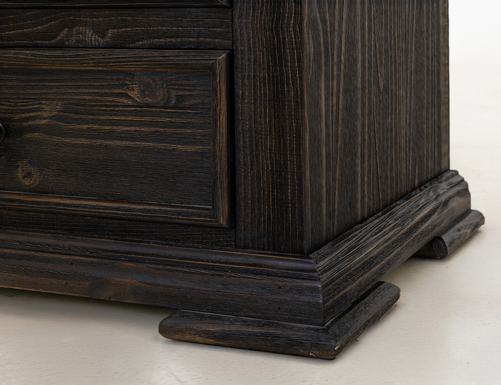 IFD - Terra Dark - 3 Drawer, Nightstand in Tricorn Black - IFD1051NTS view 8