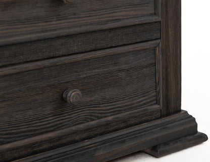 IFD - Terra Dark - 3 Drawer, Nightstand in Tricorn Black - IFD1051NTS veiw 5