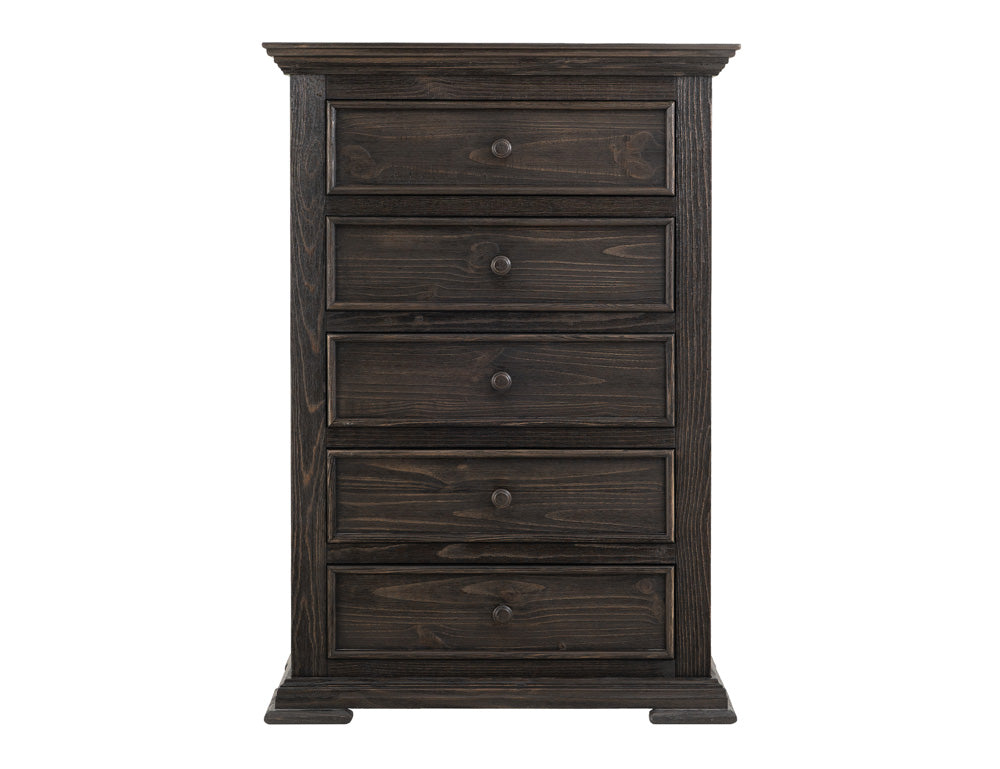 IFD - Terra Dark - 5 Drawer, Chest in Tricorn Black - IFD1051CHT view 1