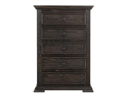 IFD - Terra Dark - 5 Drawer, Chest in Tricorn Black - IFD1051CHT view 1