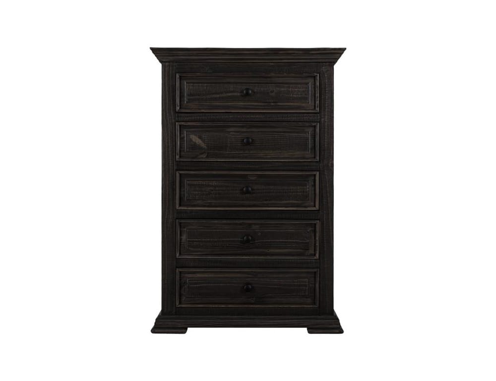 IFD - Terra Dark - 5 Drawer, Chest in Tricorn Black - IFD1051CHT veiw 1