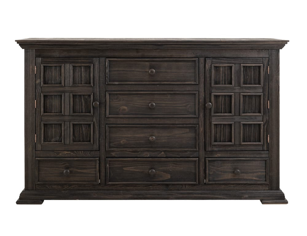 IFD - Terra Dark - 6 Drawer & 2 Door, Dresser in Tricorn Black - IFD1051DSR view 1