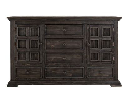 IFD - Terra Dark - 6 Drawer & 2 Door, Dresser in Tricorn Black - IFD1051DSR view 1