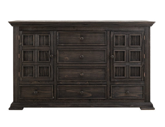 IFD - Terra Dark - 6 Drawer & 2 Door, Dresser in Tricorn Black - IFD1051DSR view 1