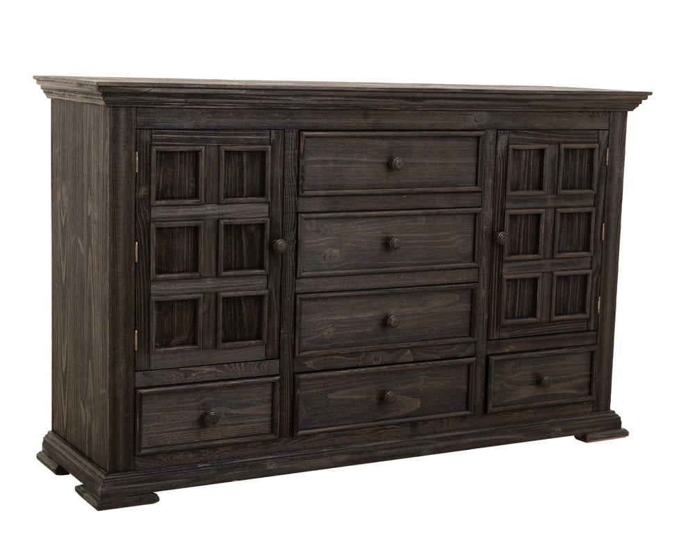 IFD - Terra Dark - 6 Drawer & 2 Door, Dresser in Tricorn Black - IFD1051DSR view 3