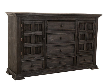 IFD - Terra Dark - 6 Drawer & 2 Door, Dresser in Tricorn Black - IFD1051DSR view 3