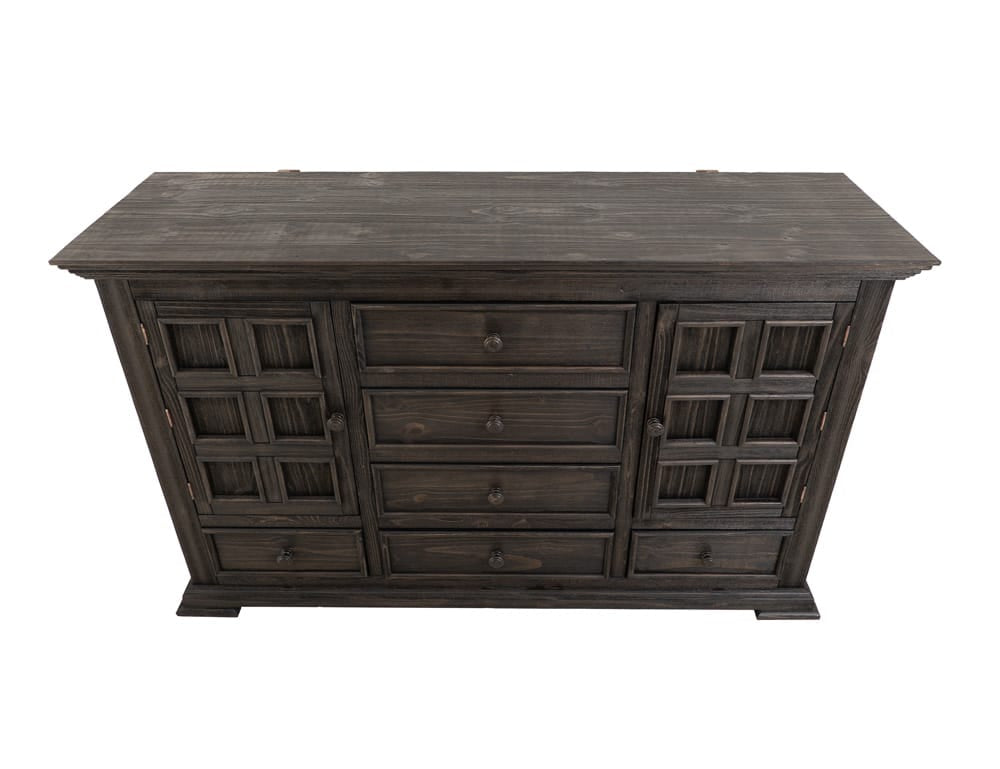 IFD - Terra Dark - 6 Drawer & 2 Door, Dresser in Tricorn Black - IFD1051DSR view 5