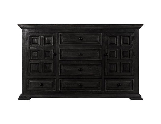 IFD - Terra Dark - 6 Drawer & 2 Door, Dresser in Tricorn Black - IFD1051DSR veiw 1