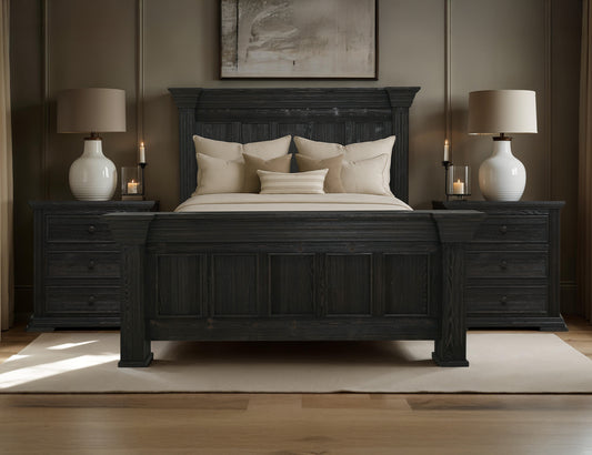 IFD - Terra Dark - King Bed in Tricorn Black - IFD1051BEDEK view 2