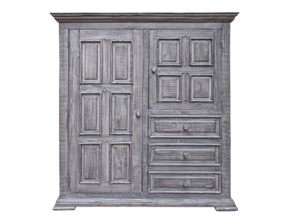IFD  - Terra Gray  - 3 Drawer 2 Doors Gentleman's Chest  - IFD1041GMC view 1