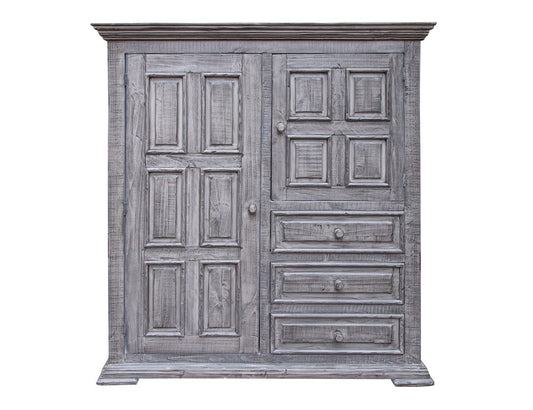IFD  - Terra Gray  - 3 Drawer 2 Doors Gentleman's Chest  - IFD1041GMC view 1
