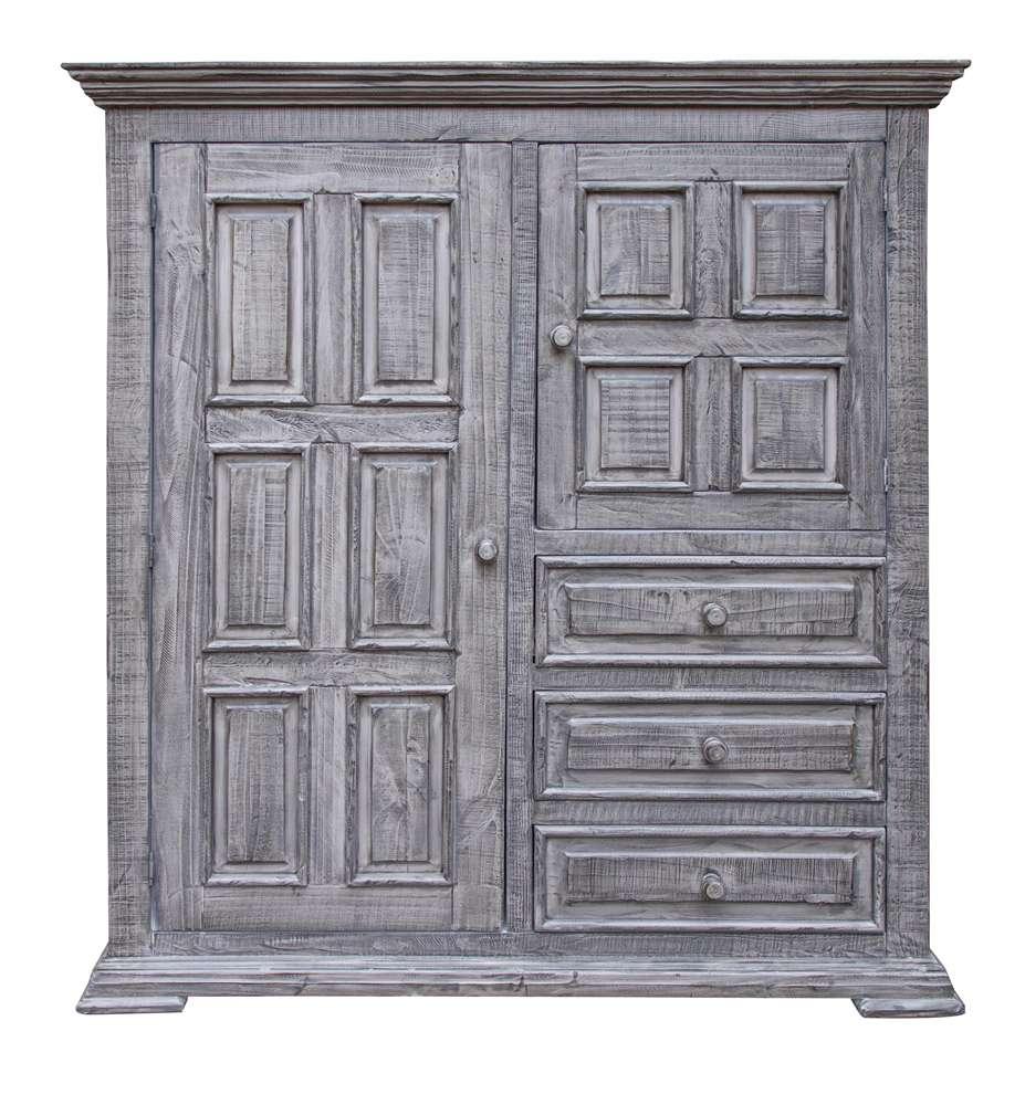 IFD - Terra Gray 3 Drawers, 2 Doors Gentlemans Chest - IFD1041GMC veiw 1