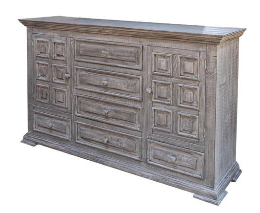 IFD - Terra Gray 6 Drawer, 2 Doors Dresser - IFD1041DSR veiw 1