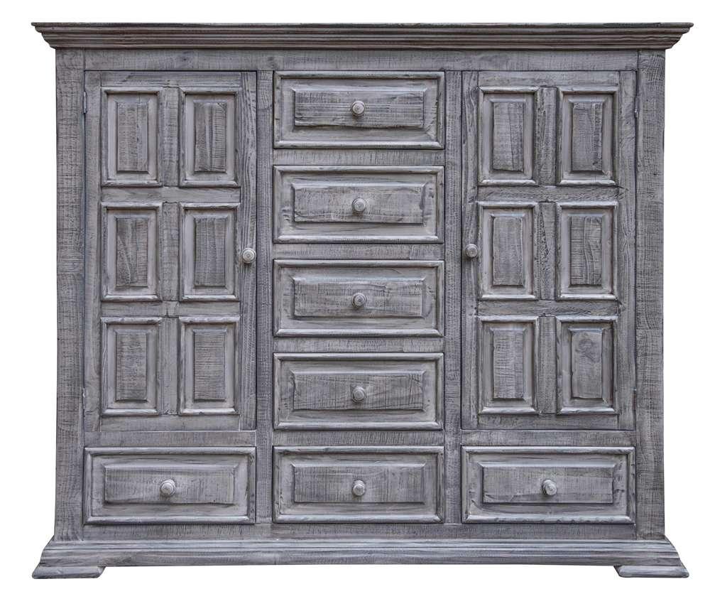 IFD - Terra Gray 7 Drawers, 2 Doors Mule Chest - IFD1041MUL veiw 1