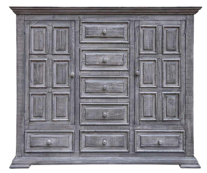 IFD - Terra Gray 7 Drawers, 2 Doors Mule Chest - IFD1041MUL veiw 1
