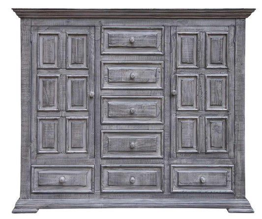 IFD - Terra Gray 7 Drawers, 2 Doors Mule Chest - IFD1041MUL veiw 1