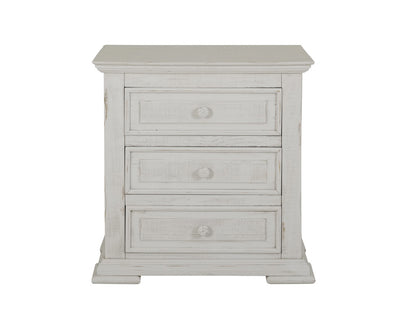 IFD - Terra White 3 Drawer Nightstand - IFD1022NTST view 1