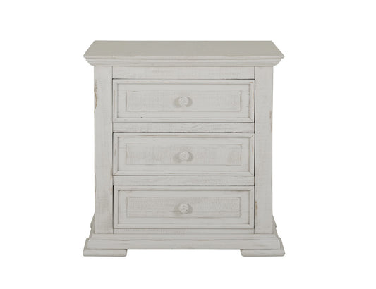 IFD - Terra White 3 Drawer Nightstand - IFD1022NTST view 1