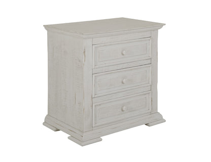 IFD - Terra White 3 Drawer Nightstand - IFD1022NTST view 2