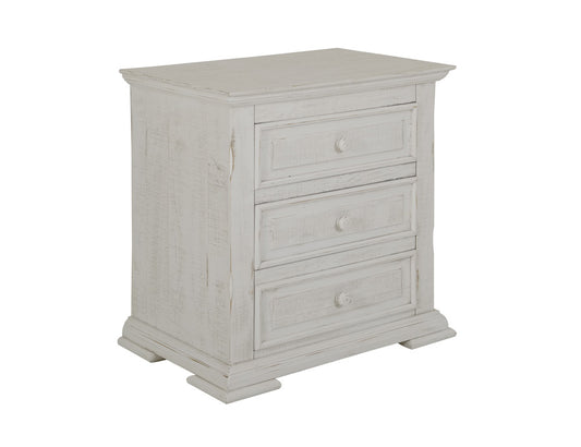 IFD - Terra White 3 Drawer Nightstand - IFD1022NTST view 2
