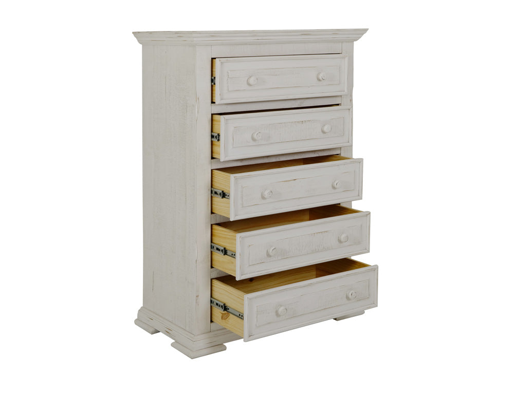 IFD - Terra White 5 Drawer Chest - IFD1022CHEST view 3