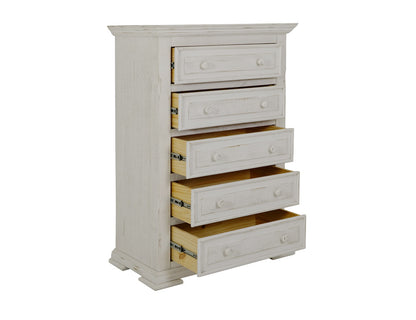 IFD - Terra White 5 Drawer Chest - IFD1022CHEST view 3