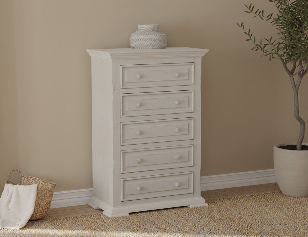 IFD - Terra White 5 Drawer Chest - IFD1022CHEST view 4