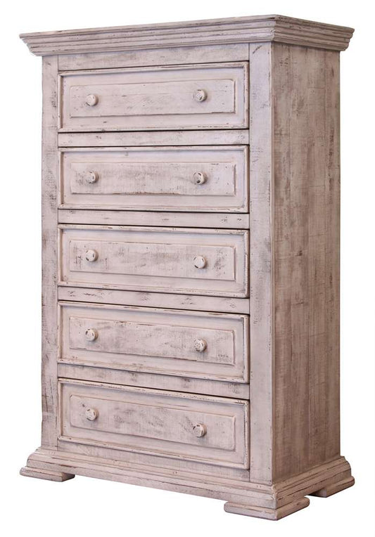 IFD - Terra White 5 Drawer Chest - IFD1022CHEST veiw 1