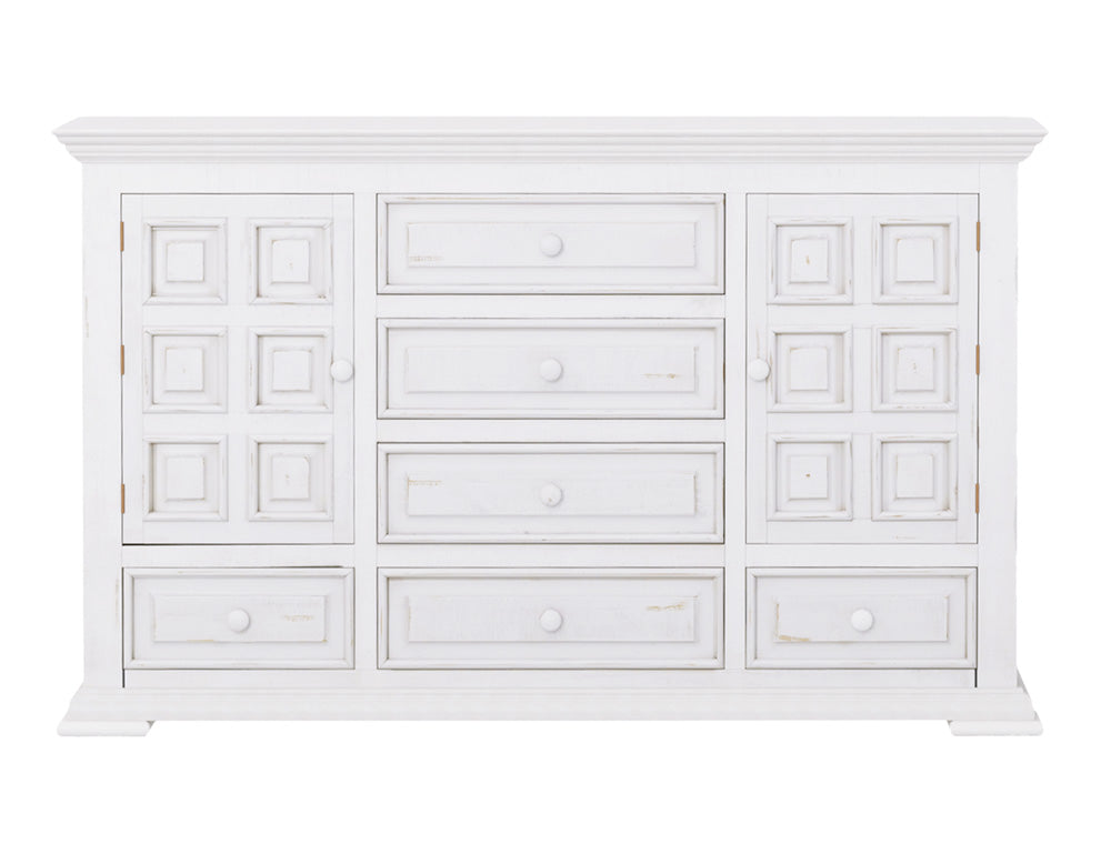 IFD - Terra White 6 Drawer, 2 Doors Dresser - IFD1022DSR view 1