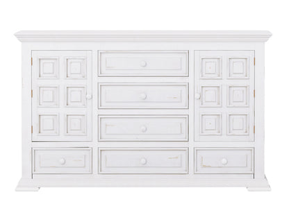 IFD - Terra White 6 Drawer, 2 Doors Dresser - IFD1022DSR view 1