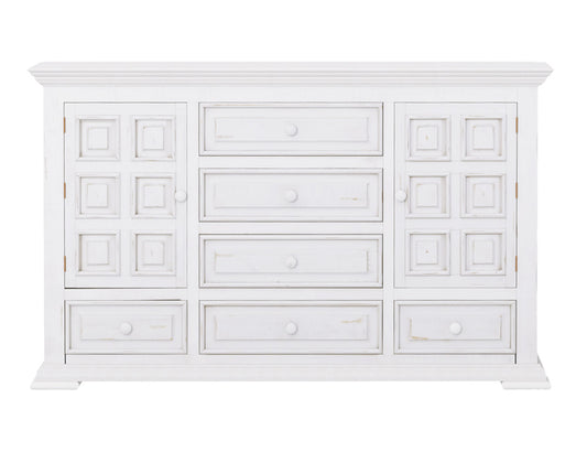 IFD - Terra White 6 Drawer, 2 Doors Dresser - IFD1022DSR view 1