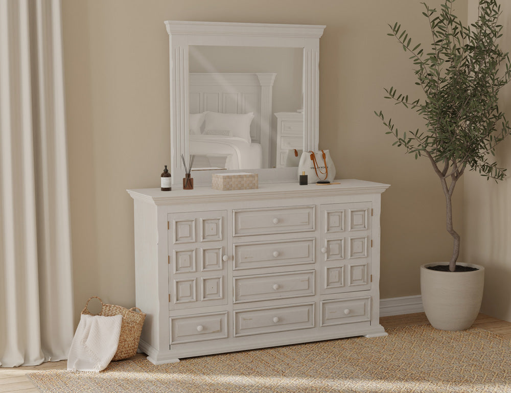 IFD - Terra White 6 Drawer, 2 Doors Dresser - IFD1022DSR view 4