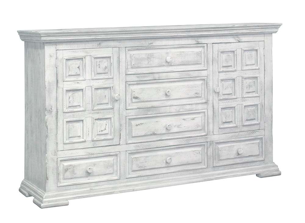 IFD - Terra White 6 Drawer, 2 Doors Dresser - IFD1022DSR veiw 1