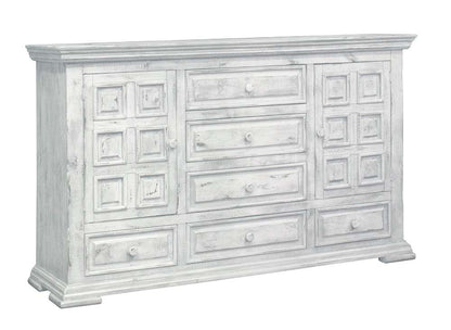 IFD - Terra White 6 Drawer, 2 Doors Dresser - IFD1022DSR veiw 1