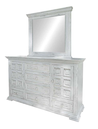IFD - Terra White 6 Drawer, 2 Doors Dresser - IFD1022DSR veiw 3