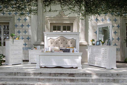 IFD - Terra White 6 Drawer, 2 Doors Dresser - IFD1022DSR veiw 4