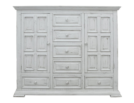 IFD - Terra White 7 Drawer, 2 Door Mule Chest - IFD1022MULE view 1