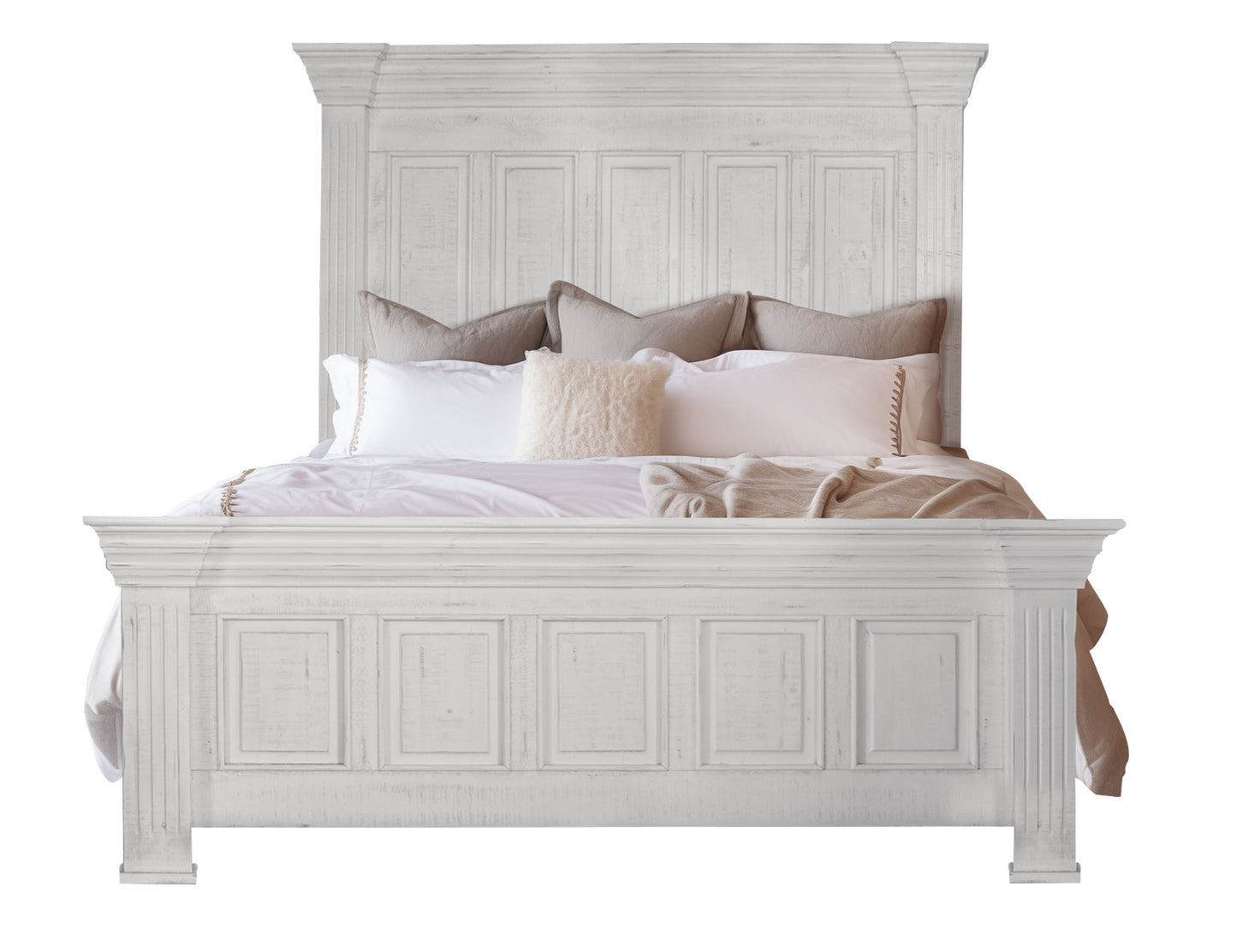 IFD - Terra White Queen Bed - IFD1022BED-Q view 1