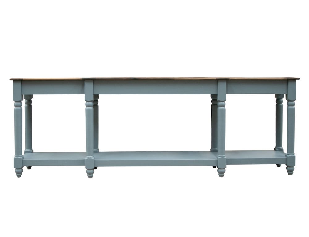 IFD  - Tiffany  - 1 Shelf, Sofa table 94"  - IFD3641SFT94BL view 2