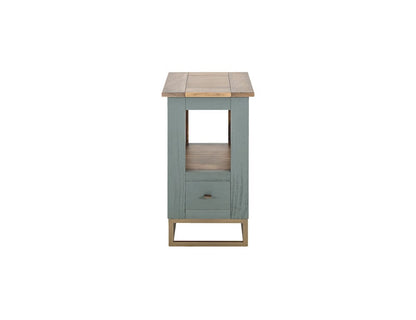 IFD  - Timber  - 1 Drawer, 1 Shelf, Chairside Table  - IFD7751CSTGN view 1